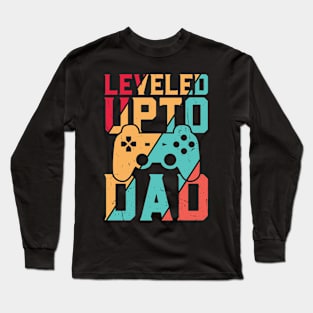 Leveled Up To Dad - Pregnancy Long Sleeve T-Shirt